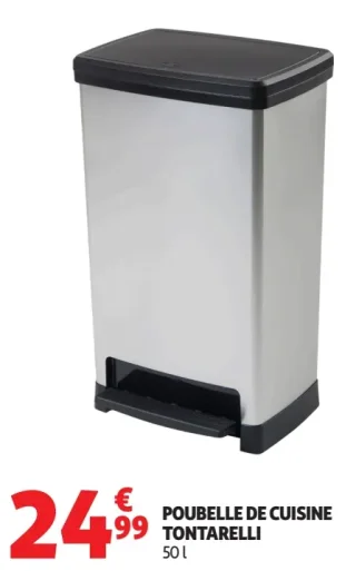 Poubelle de cuisine Tontarelli 50 l