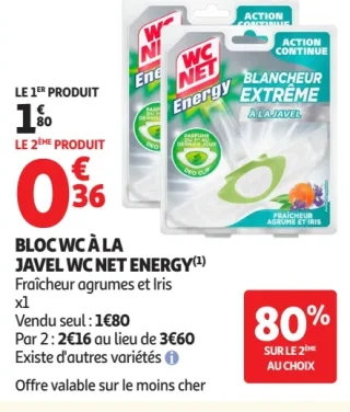 Bloc WC à la javel WC Net Energy
