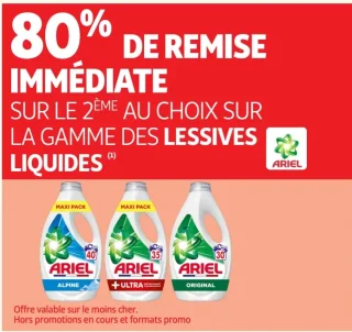 Lessives liquides Ariel