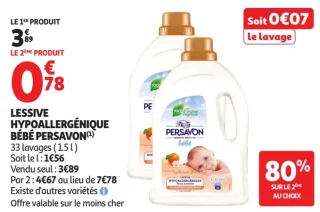 Lessive Hypoallergénique Bébé Persavon