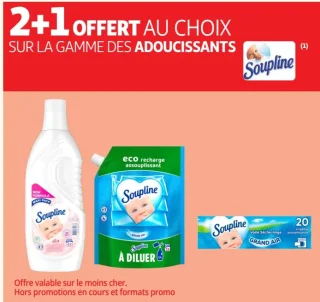 Gamme des adoucissants Soupline