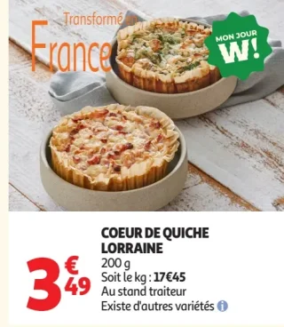 Coeur de quiche lorraine