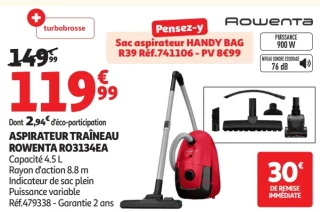Aspirateur traîneau Rowenta RO3134EA