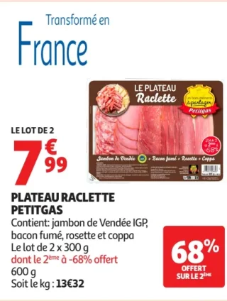 Plateau Raclette Petitgas
