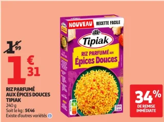 Riz Parfumé aux Épices Douces Tipiak