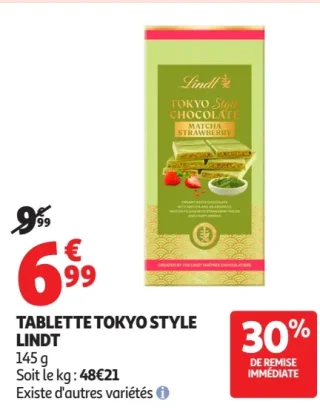 Tablette Tokyo Style Lindt