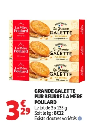 Grande Galette pur beurre La Mère Poulard