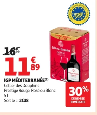 IGP Méditerranée Cellier des Dauphins Prestige