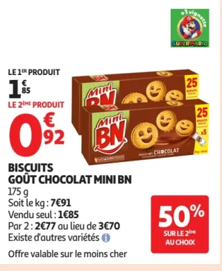 Biscuits Goût Chocolat Mini BN
