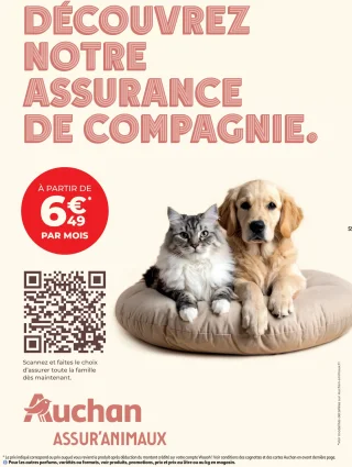Auchan Assur'Animaux - Assurance de compagnie