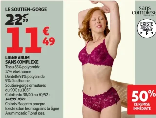 Le Soutien-Gorge Ligne Arum Sans Complexe