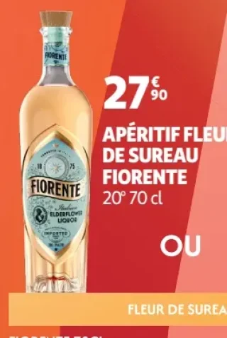 Apéritif Fleur de Sureau Fiorente 20°