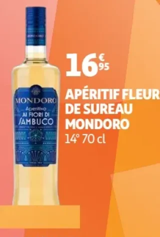 Apéritif Fleur de Sureau Mondoro 14°