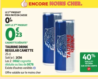 Taurine Drink Regular Canette