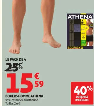 Boxers homme Athena