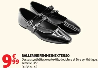 BALLERINE FEMME INEXTENSO