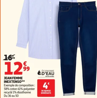 JEAN FEMME INEXTENSO