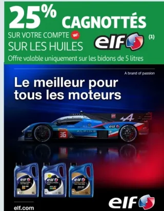 Huiles moteur ELF
