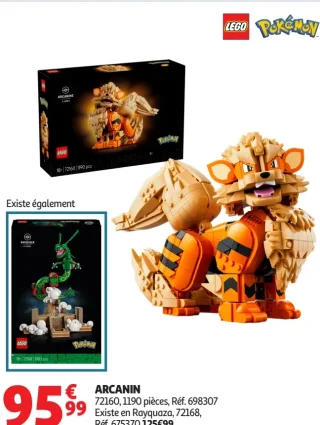 Lego Pokémon Arcanin 72160