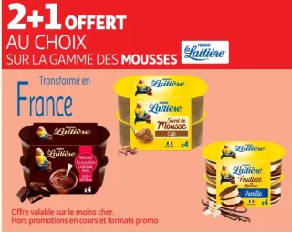 GAMME DES MOUSSES LA LAITIÈRE