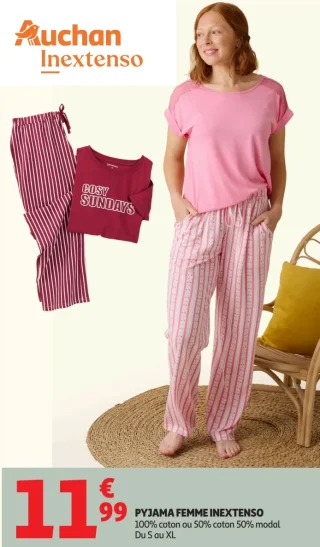 Pyjama femme Inextenso