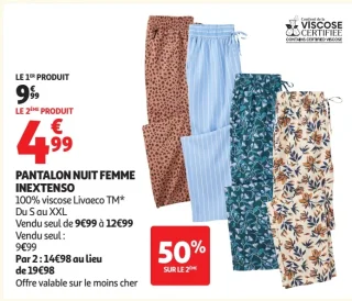 Pantalon nuit femme Inextenso