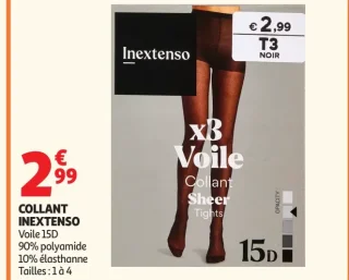 Collant Inextenso Voile 15D