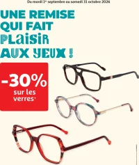 Verres BBGR chez Optique Auchan