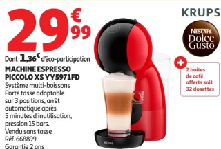 Machine Espresso Krups Dolce Gusto Piccolo XS YY5971FD