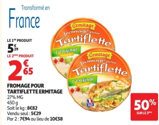 Fromage pour Tartiflette Ermitage L'Original