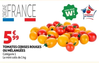 Tomates Cerises Rouges ou Mélangées