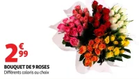 Bouquet de 9 roses