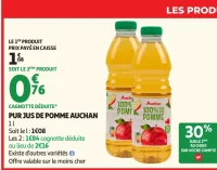 Pur jus de pomme Auchan