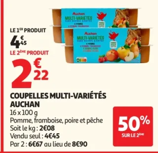 Coupelles Multi-Variétés Auchan