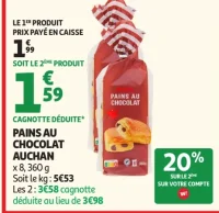 Pains au Chocolat Auchan
