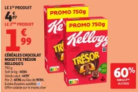 Céréales Chocolat Noisette Trésor Kellogg's
