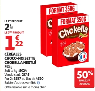 Céréales Choco-Noisette Chokella Nestlé