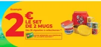 Le set de 2 mugs Super Mario