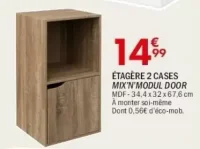 Étagère 2 cases Mix'n'Modul Door