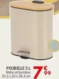 Poubelle 5 L