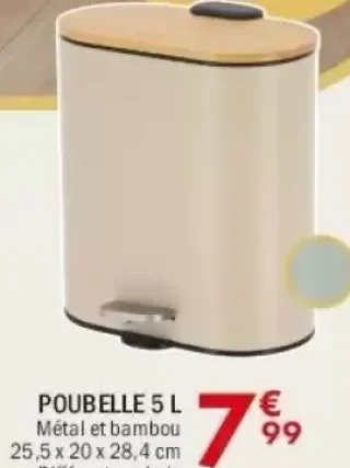Poubelle 5 L