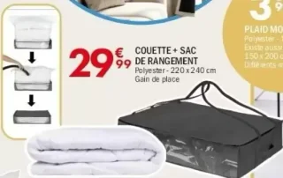 Couette + Sac de rangement