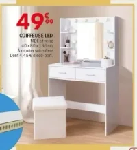 Coiffeuse LED