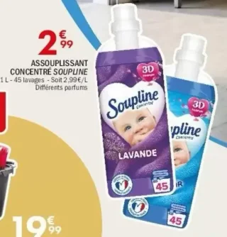 Assouplissant concentré Soupline