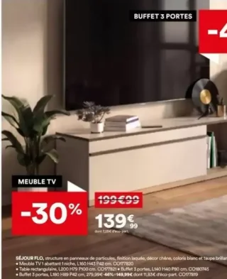 Meuble TV SÉJOUR FLO