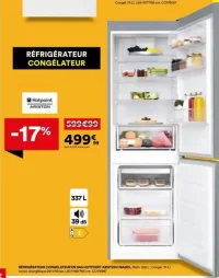 RÉFRIGÉRATEUR CONGÉLATEUR EN BAS HOTPOINT ARISTON H8A2ES