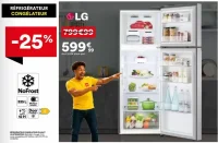 RÉFRIGÉRATEUR CONGÉLATEUR EN HAUT LG GTB332PZGE