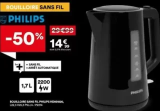 Bouilloire sans fil Philips HD931820