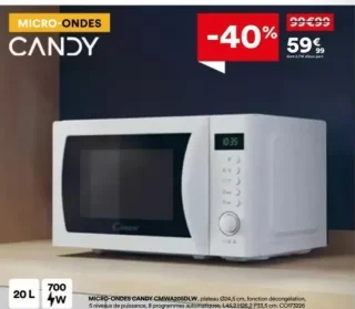 MICRO-ONDES CANDY CMWA20SDLW