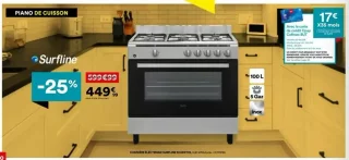 Piano de cuisson Surfline